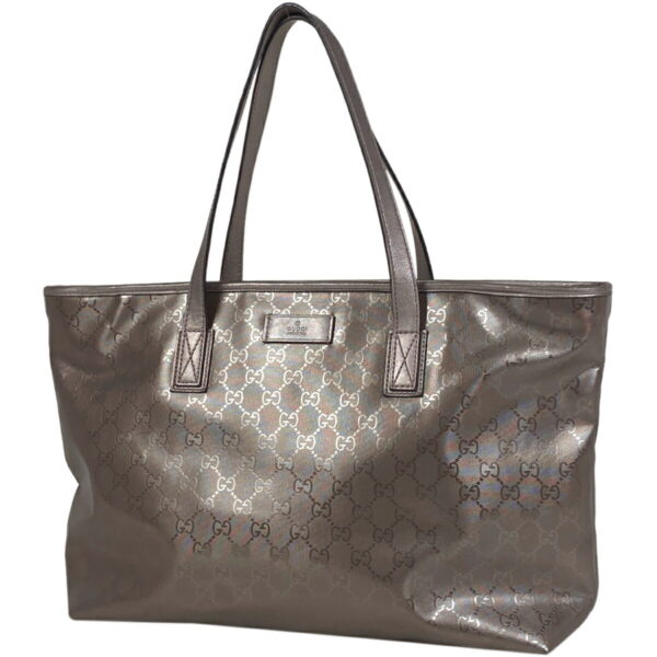 1000065287254 11 Gucci GG Implement Metallic Tote Bag Canvas Bronze