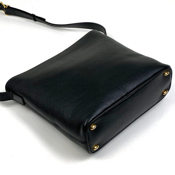 1000065297000 12 Celine Leather Crossbody Shoulder Bag Black