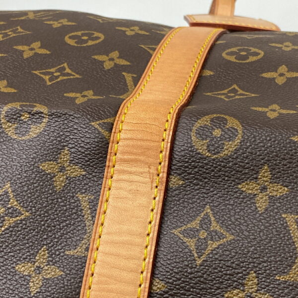 1000065307013 16 Louis Vuitton Keepall 55 Bag Monogram Brown