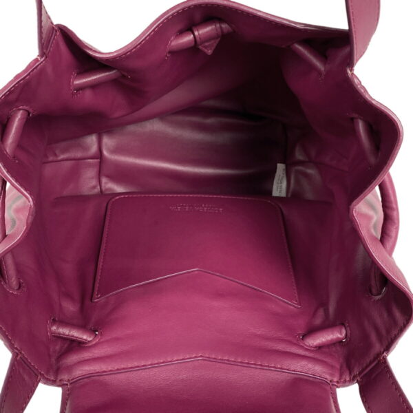 1000065424253 18 Bottega Veneta Beak 2WAY Leather Shoulder Bag Magenta