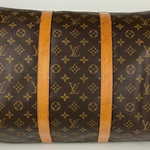 1000065497288 12 Louis Vuitton Keepall 55 Bag Monogram Brown