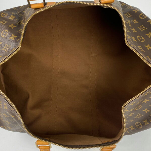 1000065497288 16 Louis Vuitton Keepall 55 Bag Monogram Brown