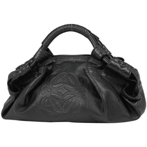 1000065532620 11 Loewe Nappa Aire Anagram Handbag Leather Black