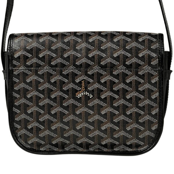 1000065548775 13 Goyard Belvedere PM Crossbody Shoulder Bag Canvas