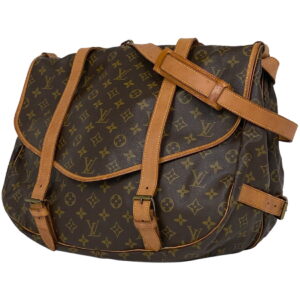 1000065550341 11 Louis Vuitton Pochette Discovery Monogram Eclipse Canvas Clutch Bag Brown