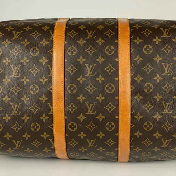 1000065638971 12 Louis Vuitton Keepall 55 Bag Monogram Brown