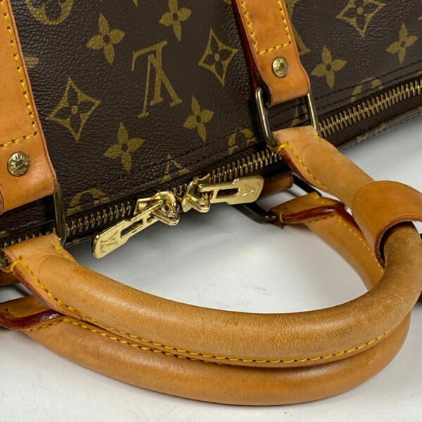 1000065638971 15 Louis Vuitton Keepall 55 Bag Monogram Brown