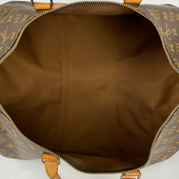 1000065638971 16 Louis Vuitton Keepall 55 Bag Monogram Brown