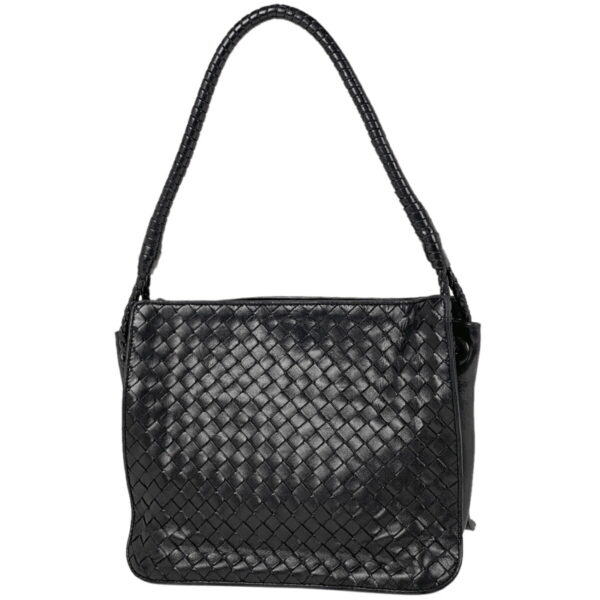 1000065680734 11 Bottega Veneta Intrecciato Nappa Shoulder Leather Handbag Black