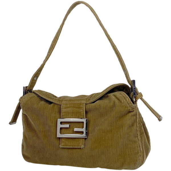 1000065689546 11 FENDI Zucca Shoulder Bag Shoulder Corduroy Brown