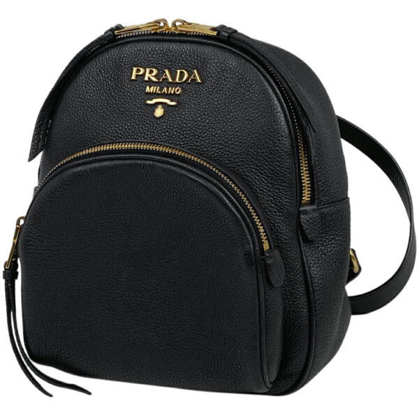 1000065784715 11 Prada Rucksack 2WAY Leather Black