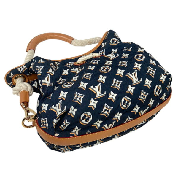 1000066218059 12 Louis Vuitton Bulle MM Shoulder Bag Nylon Navy