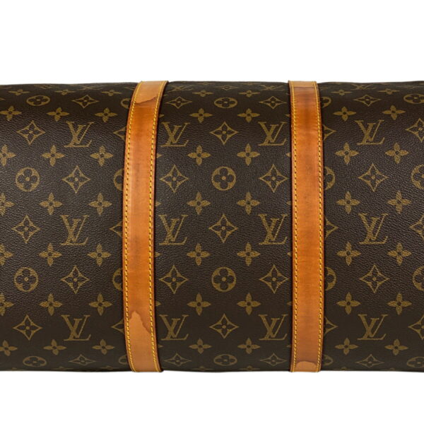 1000066326112 12 Louis Vuitton Keepall Bandouliere 50 2WAY Bag Monogram Brown