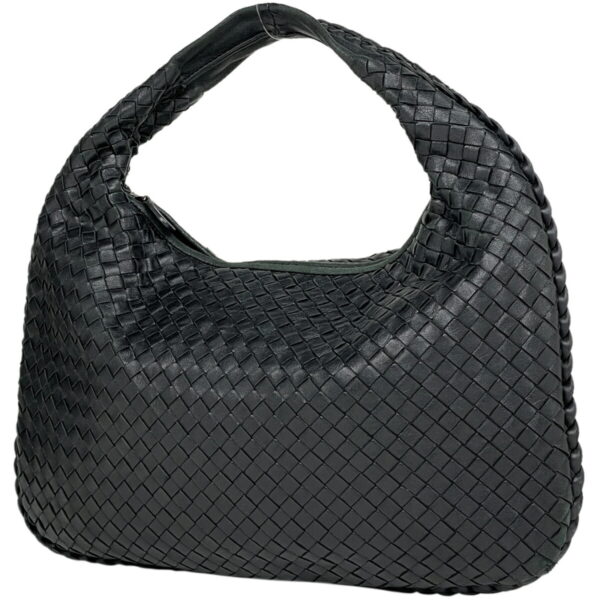 1000066404032 11 Bottega Veneta Intrecciato Nappa Leather Shoulder Handbag Black