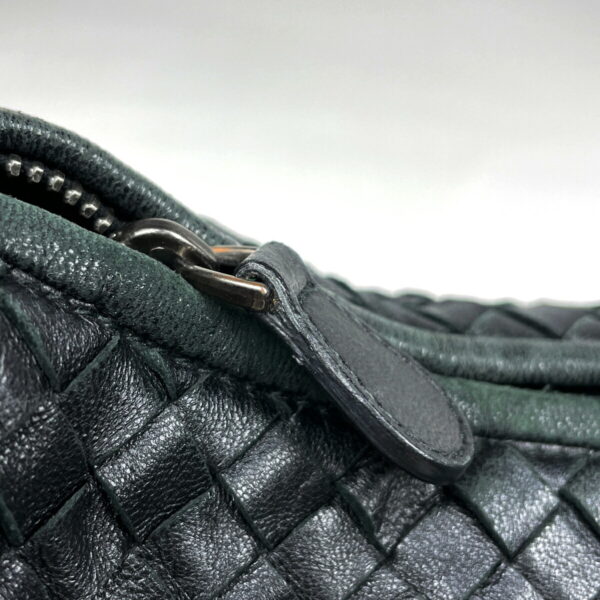 1000066404032 16 Bottega Veneta Intrecciato Nappa Leather Shoulder Handbag Black