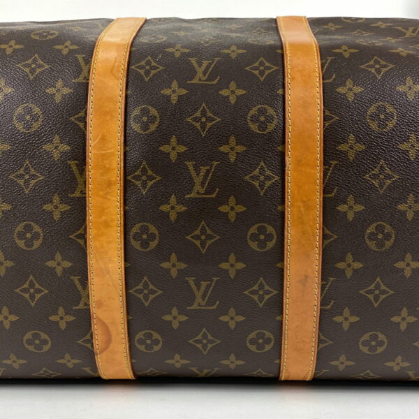 1000066404209 12 Louis Vuitton Keepall Bandouliere 55 Bag Monogram Brown