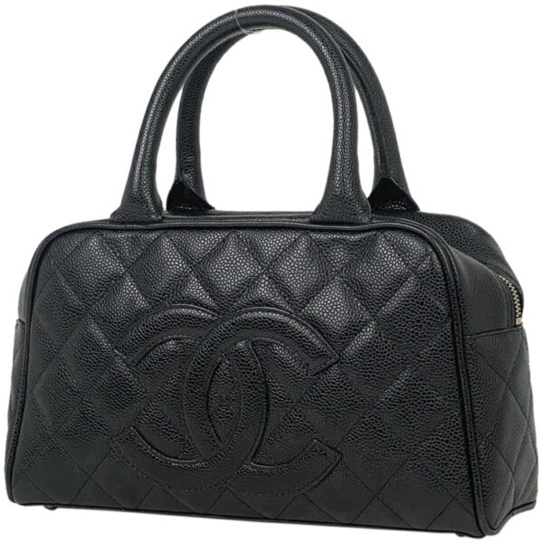 1000066551743 11 Chanel Cocomark Mini Matelasse Handbag Caviar Skin Black