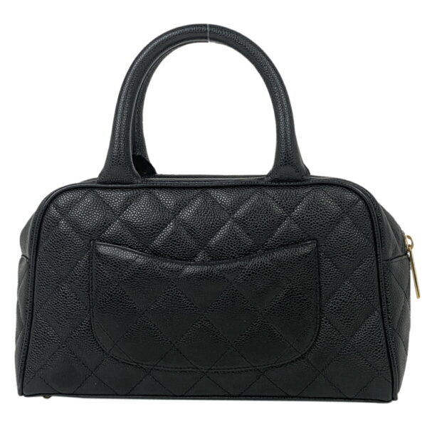 1000066551743 12 Chanel Cocomark Mini Matelasse Handbag Caviar Skin Black