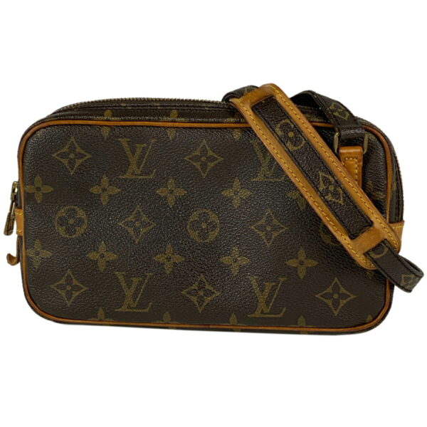 1000066569281 11 Louis Vuitton Pochette Marly Bandouliere Crossbody Shoulder Bag Monogram Brown