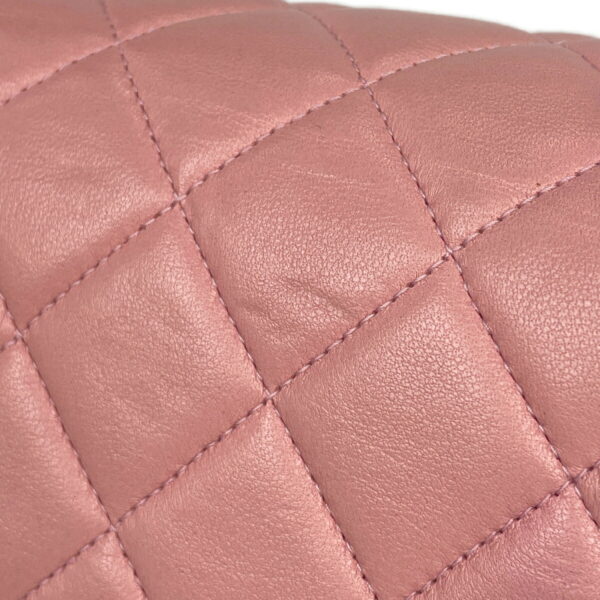 1000066690206 18 Chanel Coco Mark Chain Double Face Matelasse Shoulder Bag Leather Pink