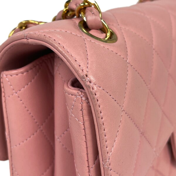 1000066690206 19 Chanel Coco Mark Chain Double Face Matelasse Shoulder Bag Leather Pink