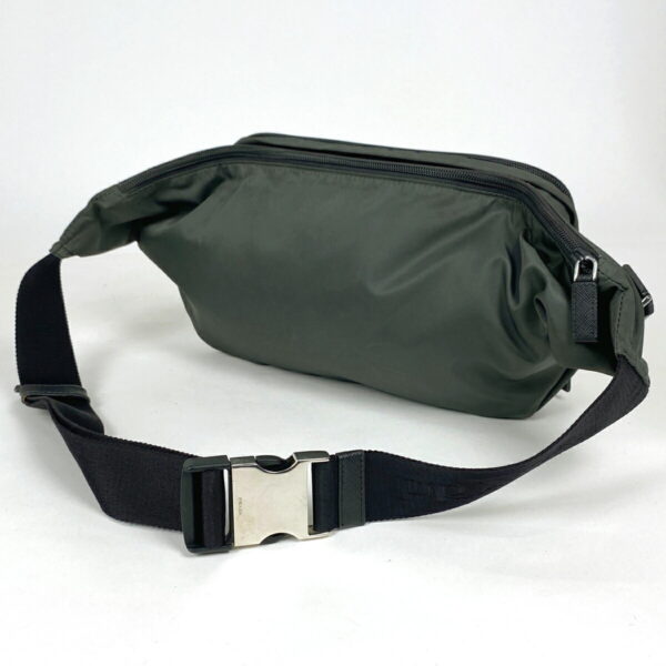 1000066692613 12 Prada Plate Waist Bag Nylon Khaki