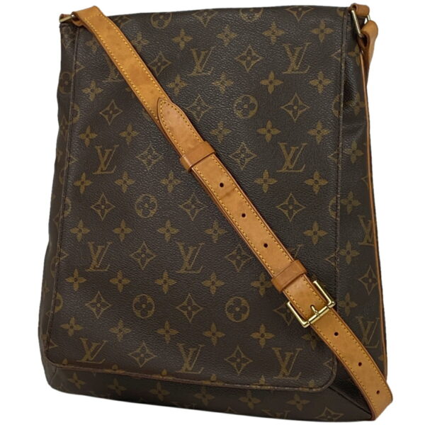 1000066704699 11 Louis Vuitton Musette Crossbody Shoulder Bag Monogram Brown