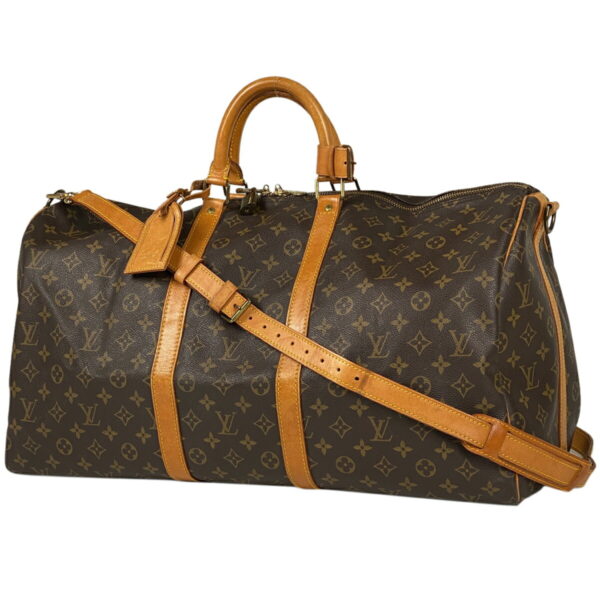 1000066730001 11 Louis Vuitton Keepall Bandouliere 55 2WAY Bag Monogram Brown