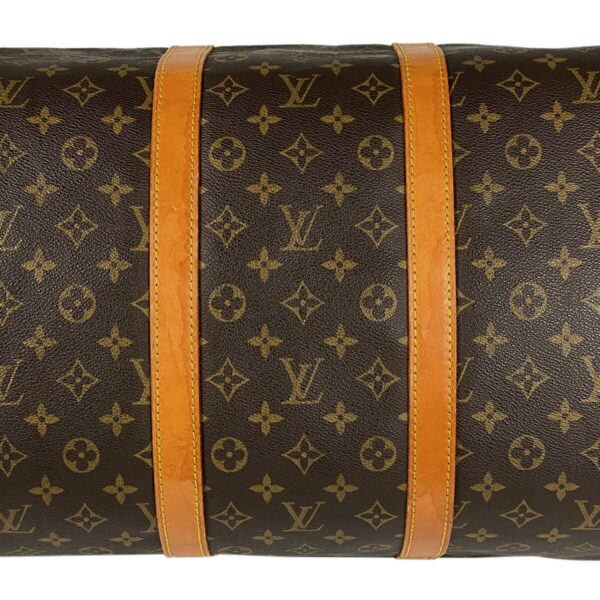 1000066730001 12 Louis Vuitton Keepall Bandouliere 55 2WAY Bag Monogram Brown