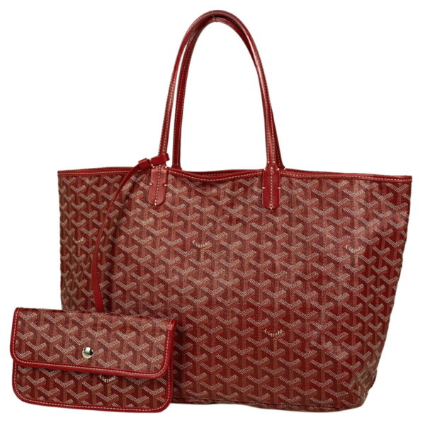 1000066889365 11 Goyard Saint Louis PM Reversible Shoulder Bag Canvas Red