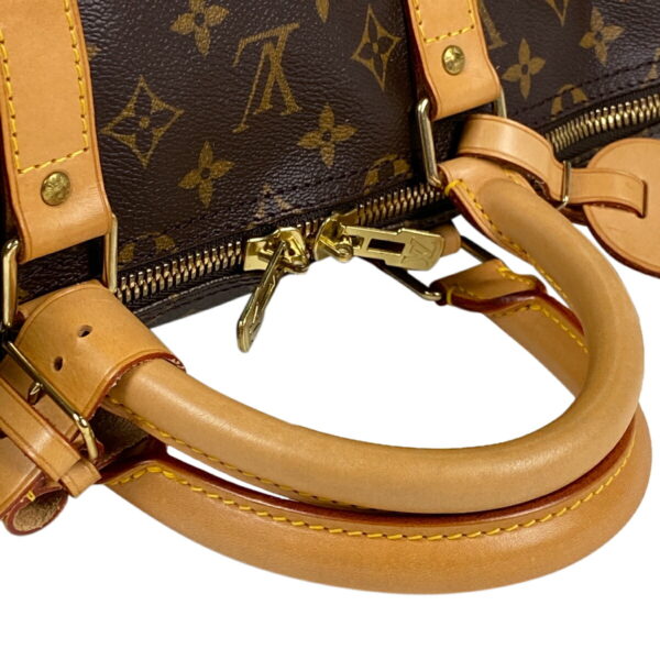 1000066906581 18 Louis Vuitton Keepall Bandouliere 55 Bag Monogram Brown