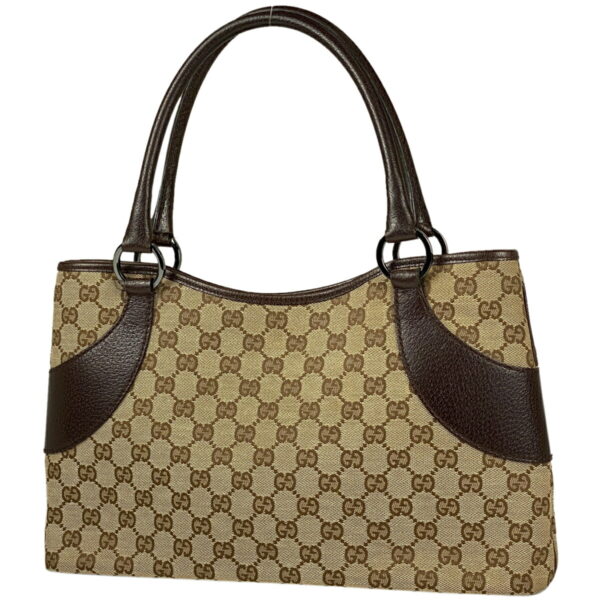 1000067018092 11 Gucci GG Pattern Tote Bag GG Canvas Brown