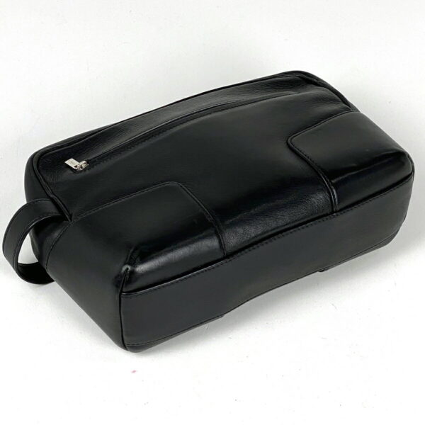 1000067037673 12 Loewe Anagram Clutch Bag Leather Black