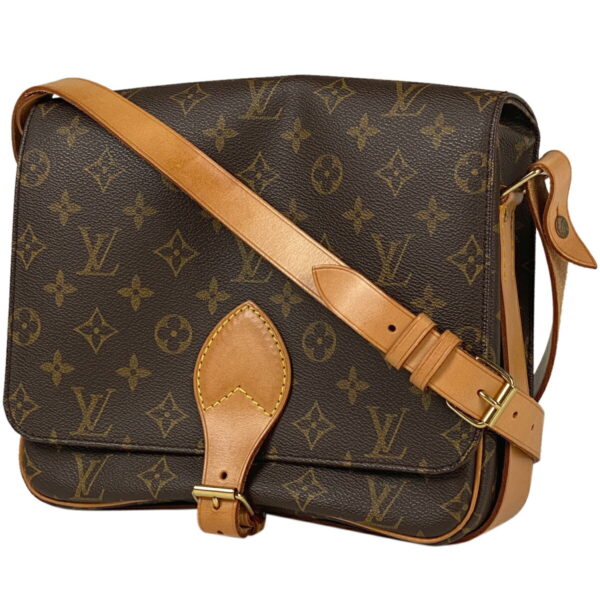 1000067206802 11 Louis Vuitton Cartesiere 22 Crossbody Shoulder Bag Monogram Brown