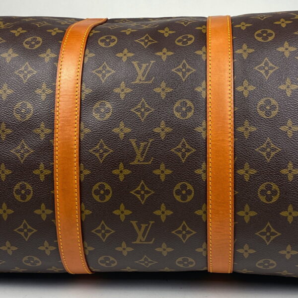 1000067271572 12 Louis Vuitton Keepall Bandouliere 60 Bag Monogram Brown