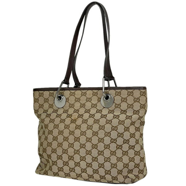 1000067298296 11 Gucci GG Pattern Tote Bag GG Canvas Beige Brown