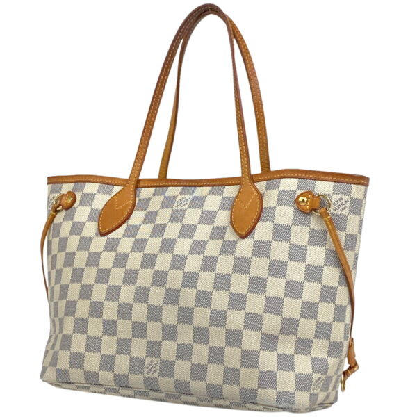 1000067319731 11 Louis Vuitton Neverfull PM Tote Bag Damier Azur White