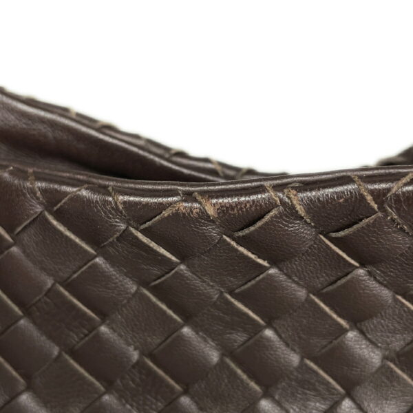 1000067365066 14 Bottega Veneta Intrecciato Campana Braided Nappa Leather Bag Brown