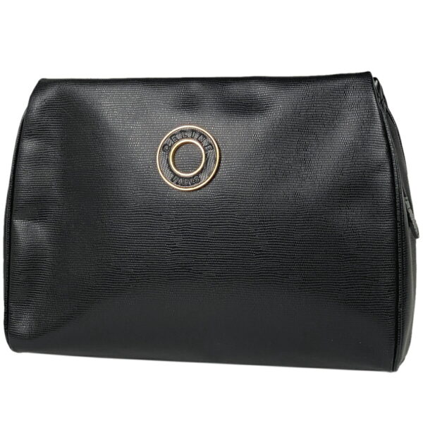 1000067593773 11 Celine Circle Leather Clutch Bag Black