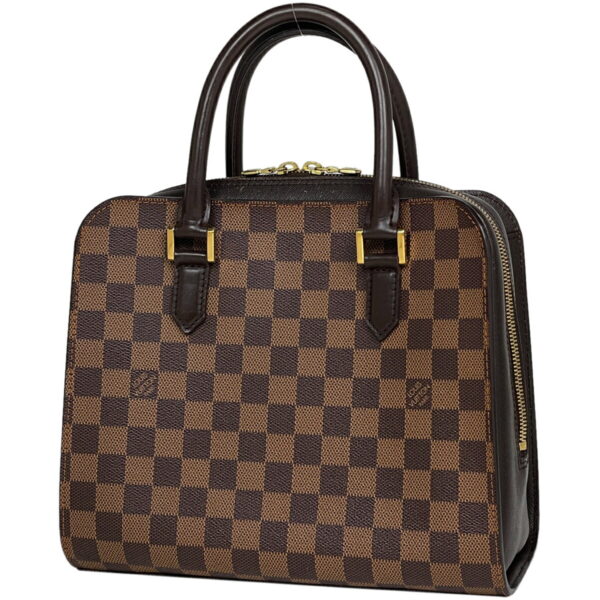 1000067704711 11 Louis Vuitton Triana Handbag Damier Brown