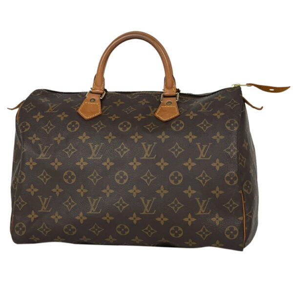 1000067823542 11 Louis Vuitton Speedy 35 Bag Monogram Brown