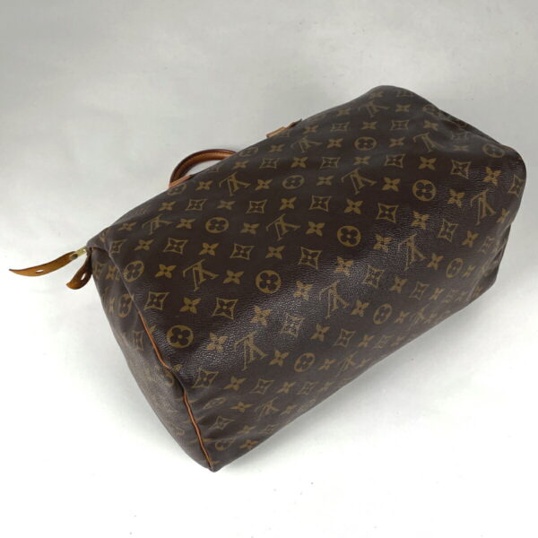 1000067823542 12 Louis Vuitton Speedy 35 Bag Monogram Brown