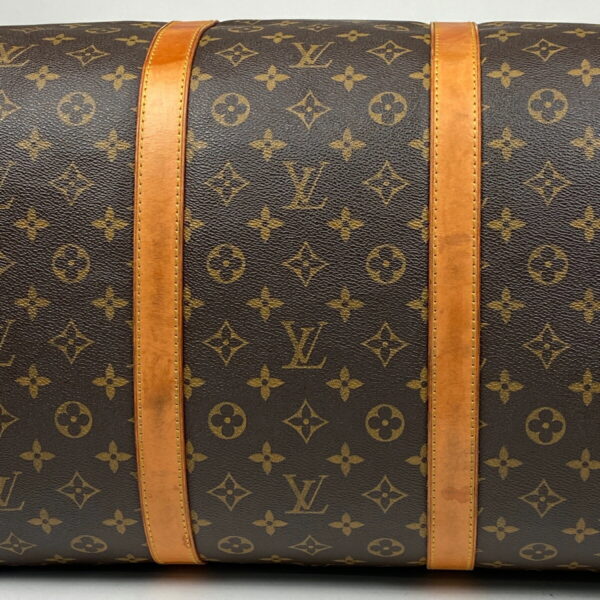 1000068071300 12 Louis Vuitton Keepall Bandouliere 60 Bag Monogram Brown