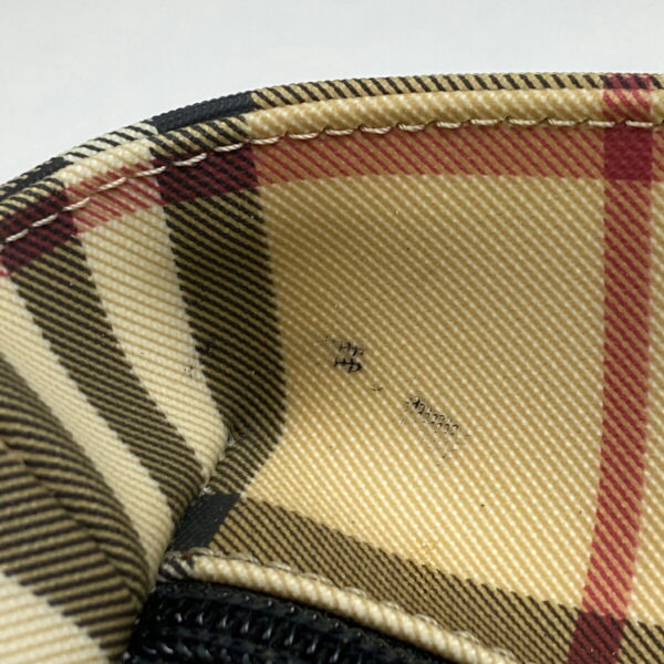 1000068116643 14 Burberry Plaid Canvas Tote Handbag Beige Multicolor