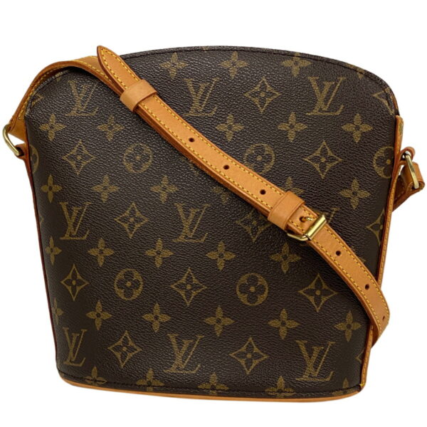 1000068207013 11 Louis Vuitton Drouot Crossbody Shoulder Bag Monogram Brown