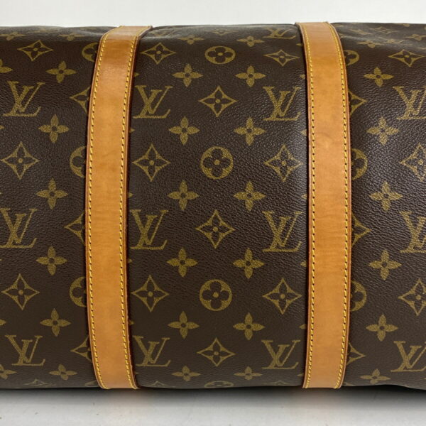 1000068271823 12 Louis Vuitton Keepall 50 Bag Monogram Brown