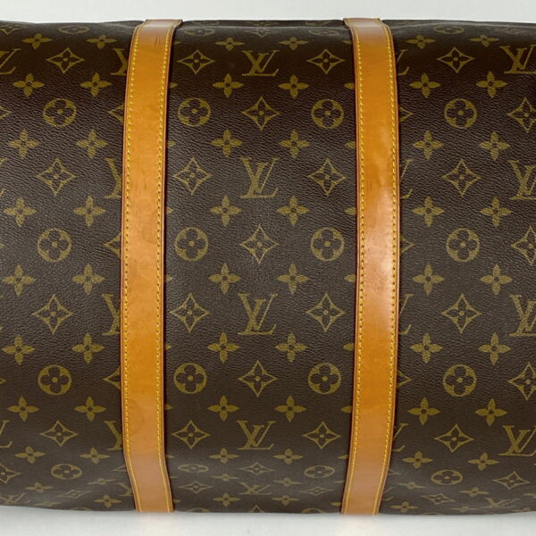 1000068391170 12 Louis Vuitton Keepall 55 Bag Monogram Brown