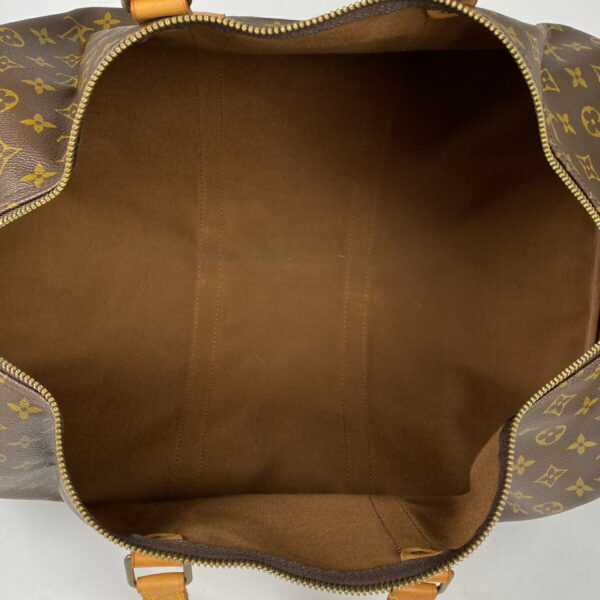 1000068391170 16 Louis Vuitton Keepall 55 Bag Monogram Brown