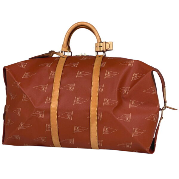 1000068415418 11 Louis Vuitton Cavour 2way Bag Canvas Abogany Orange