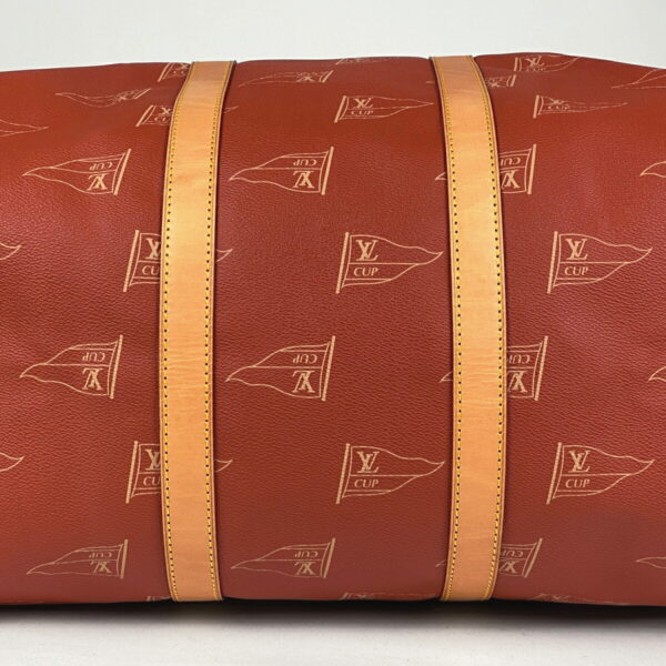 1000068415418 12 Louis Vuitton Cavour 2way Bag Canvas Abogany Orange